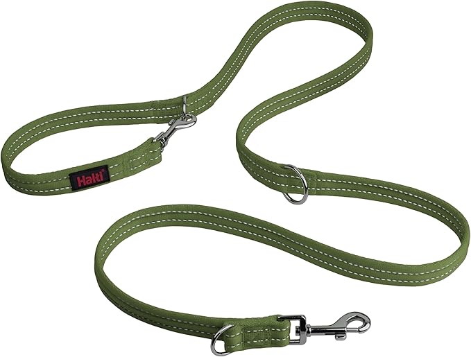 Halti Training Dog Leash | Size Small, Forest Green, 2m | No-Pull Double-Ended Dog Leash | Light, Soft & Durable | Ideal for Obedience Training & Everyday Walks with Dogs & Puppies