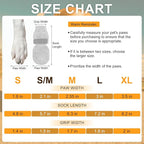 BEAUTYZOO 6PCS Dog Socks to Prevent Licking Paws, Anti Slip Dog Shoes for Hot Pavement Hardwood Floors, Traction Control Toe Grips Boots & Paw Protectors for Small Medium Large Senior Dogs, Brown L