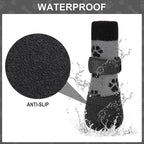 KOOLTAIL Anti Slip Dog Socks for Hot/Cold Pavement to Prevent Licking Paws,Booties for Hardwood Floors,Traction Rain Dog Boots&Paw Protectors Shoes with Grip for Small Medium Large Senior Dogs