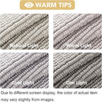 H.VERSAILTEX Plush Chenille Couch Cover for Dogs Pets Blanket for Bed Anti-Slip Soft and Durable Furniture Protector for Small Medium Large Cats Washable (52" x 82", Oatmeal)