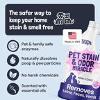 Sunny & Honey Pet Stain and Odor Remover for Carpets, 1 Gallon Lavender | USA Made - Enzyme Cleaner for Dog Urine & Poop - Eliminates Set In Stains - Color Safe - For Rugs, Furniture & Car Seats