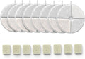 Cat Water Fountain Filter,8 Pack FS30PRO Cat Fountain Filter Replacement, 8 PCS Filters & 8 PCS Sponge Set for Stainless Steel Cat Dispenser