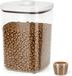 TBMax Dog Cat Food Storage Container 10 Lbs, Stackable Pet Food Dog Treat Container with Pop Up Lids, Airtight Food Storage Bin for Kitchen Organization