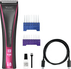 Wahl Pro Animal Bravura2 - Cordless Professional Pet Clipper for Dogs, Cats & Horses - Multi-Speed - Durable & Easy to Carry - USB Charging - Travel-Friendly - Comfortable Grip - Brilliant Rose