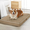WNPETHOME Orthopedic Dog Bed Medium Size Dog, Waterproof Medium Dogs Bed with Removable Washable Cover, Multi-Needle Quilting Dogs Crate Bed