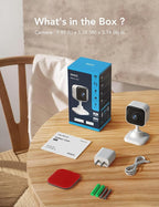 GNCC 2K Cameras for Home Security Indoor Cameras Wireless 2.4G/5G with App | Pet Cam, Dog Camera, Motion Detection, 2 Way Audio, Works with Alexa, Cloud Storage Optional, Fixed View, Plug-in, 4 Pack