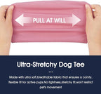 IECOii 2 Pack Dog Surgery Recovery Shirt Sleeveless Lightweight Dog Tshirt | T-Shirts with Stretch Fit,Gentle on Sensitive Skin,Anti-licking for Hot Spots,Shedding Control Tee,For Small to Giant Dogs