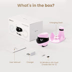 Enabot EBO Air 2 Mobile Pet Camera Robot: 2K FamilyBot with Two-Way Talk | Family Companion with Whole-Home Mobility, Custom Pixel Facial Expression, Auto-Recharge, Night Vision, Long Distance Gift
