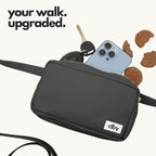 Hands Free Dog Leash with Treat Pouch - Waterproof Cross Body and Waist Leash for Dog Walking and Training with Poop Bag Holder - Cute Walking Accessories