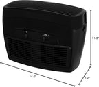 Holmes Desktop HEPA Type Air Purifier with Optional Ionizer | Small Air Purifier | Air Cleaner Purifier (HAP242B-U)