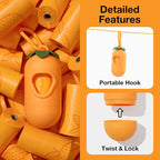 VETRESKA Dog Poop Bag Dispenser with Citrus Scented Waste Bags, 105 Counts | Leak Proof, Extra Thick and Large Pet Poop Bags for Walking Dog and Cats Litter