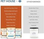 Pet House Fall Candles, Long Lasting, Clean Burning, Soy Wax Scented Candles for Pet Odor, Falling Leaves