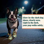 Dog Shoes for Hot Summer Pavement, Dog Shoes for Large Dogs, Waterproof Dog Boots & Paw Protectors, Non-Slip Dog Rain Booties, Easy Clean Sandals for Beach Brown Size 9