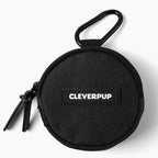 Snackpack Double Insulated Dog Treat Pouch – 1.5 Cup Capacity, 2 BPA-Free Waterproof Zipper Pockets, Carabiner for Belt/Leash – Compact Training & Travel Bag – Graphite