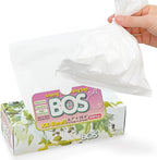 BOS Amazing Odor Sealing Disposable Bags, for Pet Waste (for small dogs) or Any Sanitary Product Disposal - Durable and Unscented[Size: XXS, Color: White] (200 count, Pack of 1) (200 Bags)