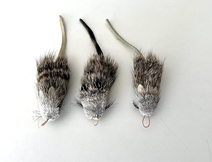 Fun Rat Pack 3 Pack of Rat/Rattie Refill/Attachment - Fits Wildcat and Popular Bird and Catcher Type Wands/Poles