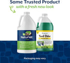 NaturVet Yard Odor Eliminator for Outdoor Dog Odors- 64 oz Refill | Yard Odor Eliminator for Dogs - Neutralize Stool & Urine Odors on Grass, Plants, Patios, Gravel, Concrete & More, Refill