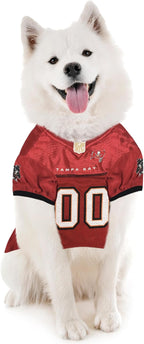 Pets First NFL Tampa Bay Buccaneers Dog Jersey, Size XX-Large, Football Shirt Costume for Pet, Dog Sports T-Shirt, NFL Team Clothing for Cats, Licensed Pet Apparel Available in 7 Sizes and 32 Teams