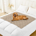Smiry Waterproof Dog Bed Cover, Reversible Pet Blanket for Sofa Couch | Soft Washable Dog Blanket, Leakproof Couch Cover for Dogs Cats & Furniture Protection, 40x50, Taupe/Beige