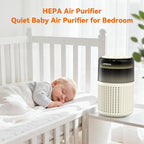 AIRROMI HEPA Air Purifier for Bedroom&Home,Pet Air Purifier for Home Pets,Removes Pet Odor,Cat Litter Smell,Dust,Smoke&Allergies,Quiet Room Air Purifier with Scents,360°Air Cleaner,A2005 Pink