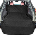 F-color SUV Cargo Liner for Dogs - Heavy Duty Cargo Cover for Mid-Size SUVs | Water Resistant, Bumper Flap, Non-Slip Mat, Car Trunk Dog Car Seat Cover Prevents Scratches Pet Hair Mud Dirt for Sedans Vans