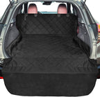 F-color SUV Cargo Liner for Dogs - Heavy Duty Cargo Cover for Mid-Size SUVs | Water Resistant, Bumper Flap, Non-Slip Mat, Car Trunk Dog Car Seat Cover Prevents Scratches Pet Hair Mud Dirt for Sedans Vans