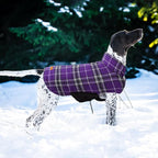 Kuoser Warm Dog Coat, Waterproof Dog Jacket for Extra Large Dogs,Purple 3XL | Adjustable Durable XXXL Doggie Winter Coat Reversible Puppy Cold Weather Apparel for Large Breed