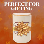 Silver Buffalo Gilmore Girls Wax Resist, Ceramic Cookie Jar, Bamboo Lid | Luke's Cafe Logo, 5 x 5 x 6.5 Inches