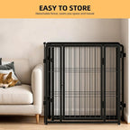 Dog Playpen Indoors/Outdoor, 36 inch 8 Panels Dog Play Pen for Small Dogs, Rustproof Metal Pet Fence for RV Camping/Yard/Garden