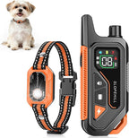 SLOPEHILL Mini Shock Collar for Small Dogs 5-30lbs,Featuring No Shock Mode | 4200FT Dog Training Collar with Remote, IPX8 Waterproof e Collar with Beep,Vibration,Safe Shock,Light,No Shock Modes (Orange)