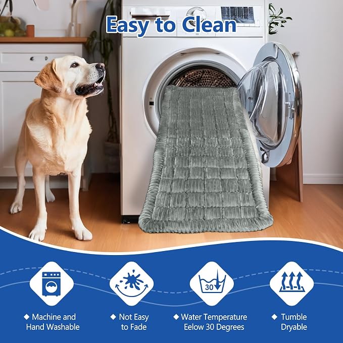 Thickened Dog Bed for Car Back Seat, Upgraded Bottom Non-Slip, Fits Hard Bottom car seat Cover for Dogs, Premium Dog Car Seat Cover