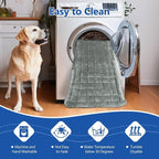 Thickened Dog Bed for Car Back Seat, Upgraded Bottom Non-Slip, Fits Hard Bottom car seat Cover for Dogs, Premium Dog Car Seat Cover