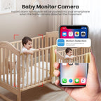 Home Security Camera, Alexa Camera for Baby/Kids/Elderly/Dog/Cat Monitoring | AI Motion Detection & Alarm, 2-Way Audio, Night Vision, 2.4G WiFi App Control, Cloud & SD Card Storage, 4 Pack
