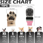 EXPAWLORER Non-Slip Dog Socks for Hardwood Floors to Prevent Licking, Dog Shoes for Hot Pavement Quick Walking, Dog Booties Boots & Paw Protectors with Grippers for Small Medium Large Senior Dogs M