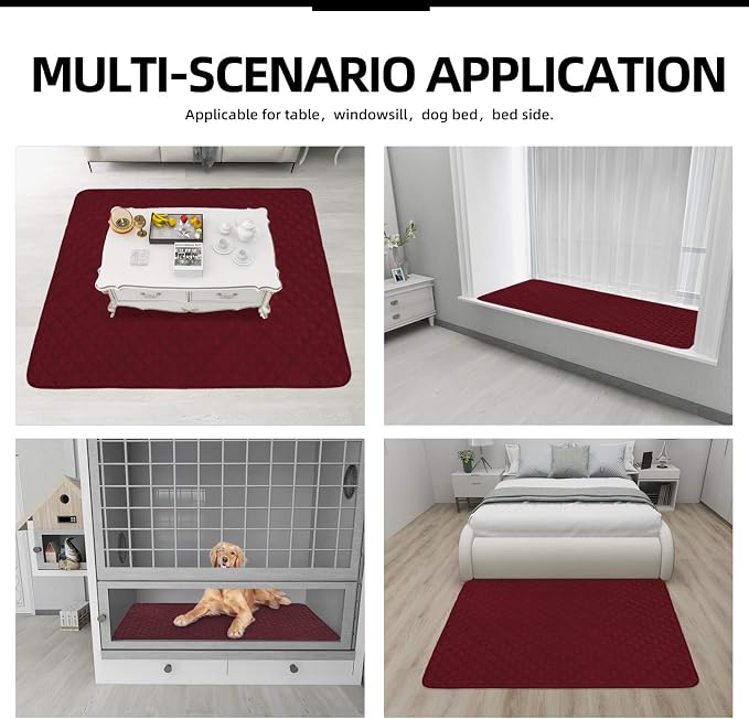 Easy-Going Sectional Couch Covers for Dogs L Shape Sofa Cover Reversible Sofa Slipcover Chaise Lounge Cover Furniture Protector Cover for Pets Dog Cat (42 x 52 inches, Christmas Red/Christmas Red) | Christmas Red, Soft Sofa Slipcover For Dogs, Fits Lef...