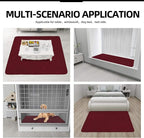 Easy-Going Sectional Couch Covers for Dogs L Shape Sofa Cover Reversible Sofa Slipcover Chaise Lounge Cover Furniture Protector Cover for Pets Dog Cat (42 x 52 inches, Christmas Red/Christmas Red) | Christmas Red, Soft Sofa Slipcover For Dogs, Fits Lef...