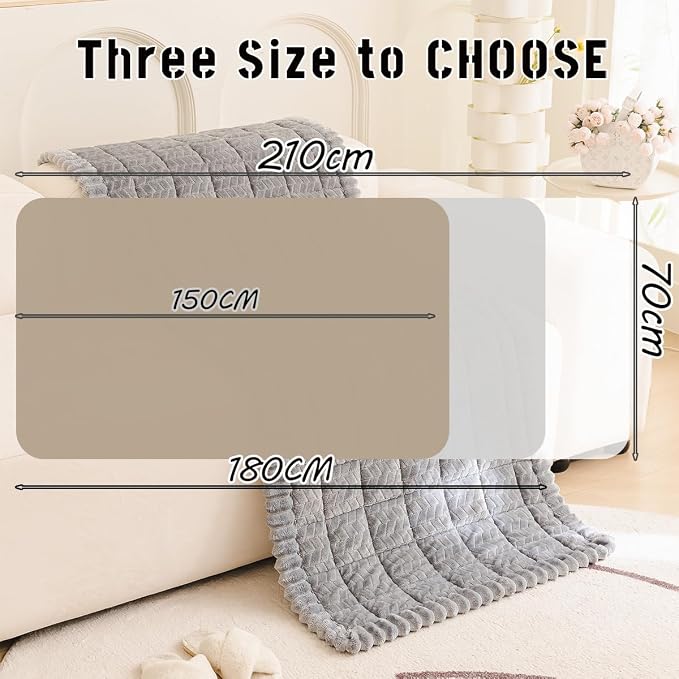 Mitid Sofa Cover Fuzzy Couch Cover for Pet, Couch Covers for Dogs Pets Mat | Washable Non-Slip Sofa Slipcover Cushion Protector Pets Friendly Mat, Dog Couch Cover, Square Couch Covers for Dogs Non Skid