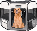 JESPET Pet Dog Playpens 36", 45" & 61" Portable Soft Dog Exercise Pen Kennel with Carry Bag for Puppy Cats Kittens Rabbits, Indoor/Outdoor Use