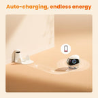 Enabot EBO Mini Pet Camera Robot: 2K FamilyBot Mobile Home Companion | Whole-Home Mobility, Remote App Control, Two-Way Talk, Night Vision, Auto-Recharge, Local Storage, Long Distance Gift