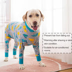 Dog Recovery Suit After Surgery Female Male, Medium Large Dog Neuter Shirt Cone Alternatives Prevent Licking Surgical Onesies (Dinosaur, 3XL)