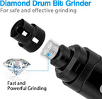 Casfuy Dog Nail Grinder Upgraded - Professional 2-Speed Whisper-Quiet Electric Pet Nail Trimmer Painless Paws Grooming & Smoothing for Small Medium Large Dogs & Cats (Black)