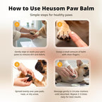 Silent Groom Pro Organic Pet Paw & Nose Balm | Natural Moisturizer for Dogs & Cats - Paws, Pads, Nose & Elbow | Lick Safe Cream with Coconut Oil & Beeswax | Anti-Dry Skin Relief & Protector
