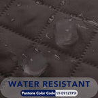 PureFit Reversible Quilted Couch Covers for Dogs Sofa Cover 4 Seater 88" | Chocolate/Beige, Water Resistant Couch Protector, Washable Pet Couch Cover with Non Slip and Elastic Straps For Kids