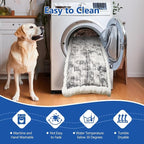 Thickened Dog Bed for Car Back Seat, Upgraded Bottom Non-Slip，Fits Hard Bottom car seat Cover for Dogs, Premium Mixed Color ，Dog Car Seat Cover
