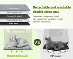 Pecute Cat Backpack with Widened Interior Space, Upgraded Dog Backpack Carrier with Various Ways to Carry, Pet Backpack with Breathable Mesh, Pet Travel Carrier with Soft Padded, Reinforced Support | Breathable Mesh, Reinforced Support, Various Carry W...