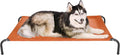 FurHaven Elevated Pet Cots - Cooling & Breathable Nylon Mesh Hammock for Large Dogs/Easy-to-Assemble/Durable and Reinforced/Perfect for Rest & Relaxation Outdoors - Terracotta Red, Extra Large