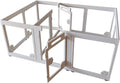 12 Panels Clear Acrylic Dog Playpen Indoor,Puppy Pet Play Pen Indoor with Safety Lock for Medium-Small Pets, Modular Fence for Dogs, Cats, Rabbits,Dog Fence Crate (23.6",2 Gates + 10 Side Panels)