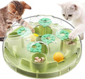 KADTC L, 2-in-1, Cat Puzzle Toy, Foraging Ball & Treat Maze for Indoor Cats | Every mealtime, pawing, batting, digging out kibble slows gobbling, curbs scarf-and-barf, burns extra energy, fights boredom.