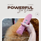 Cordless Pet Grooming Kit for Dogs & Cats, Quiet & Powerful Motor Paw & Face Trimmer, Lightweight Clipper, Dopamine Pink, Parent (Bundle-Dopamine Pink)