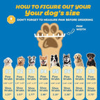 Dog Boots for Large Dogs, Medium Dog Boots & Paw Protectors for Hardwood Floors, Outdoor Dog Booties for Hot Pavement Winter Snow Hiking, Dog Shoes with Reflective Strips